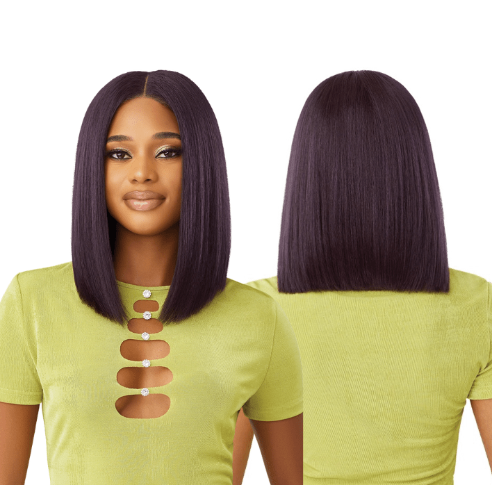 Outre 6x5 Pre - Cut Lace Closure Wig - HHB - Yaki Straight Bob 14" - Beauty Exchange Beauty Supply