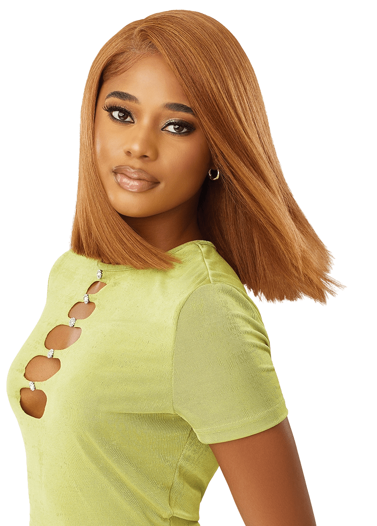 Outre 6x5 Pre - Cut Lace Closure Wig - HHB - Yaki Straight Bob 14" - Beauty Exchange Beauty Supply