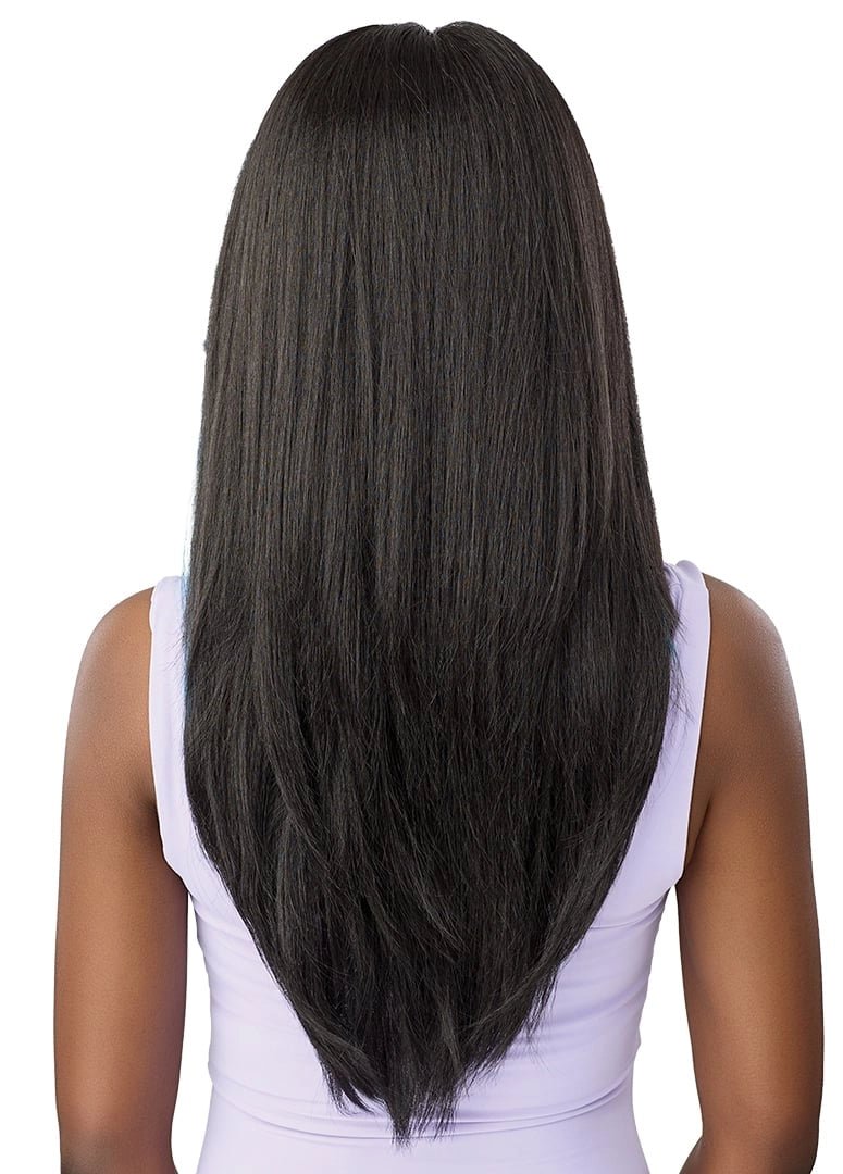 Outre Airtied 100% Fully Hand - Tied Human Hair Blend HD Lace Wig - HHB Soft Yaki 24" - Beauty Exchange Beauty Supply
