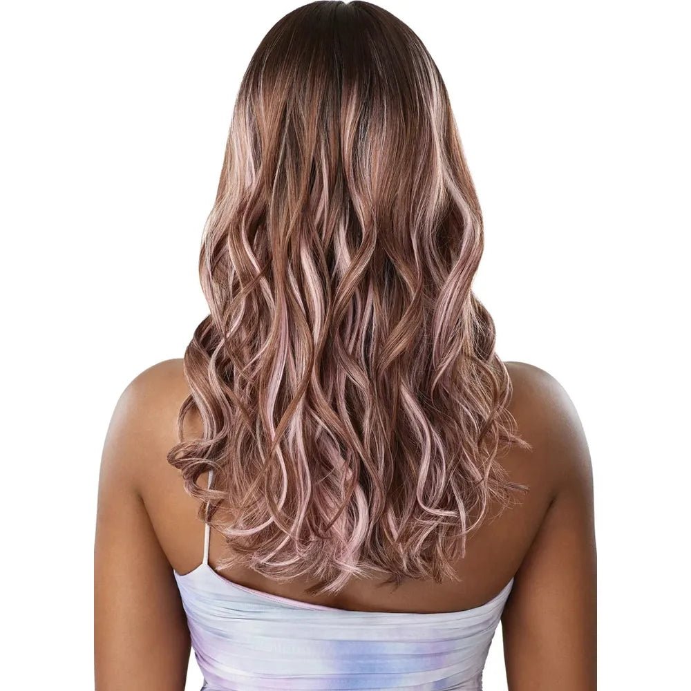 Outre Airtied 100% Fully Hand - Tied Human Hair Blend HD Lace Wig - Natural Wave 20" - Beauty Exchange Beauty Supply