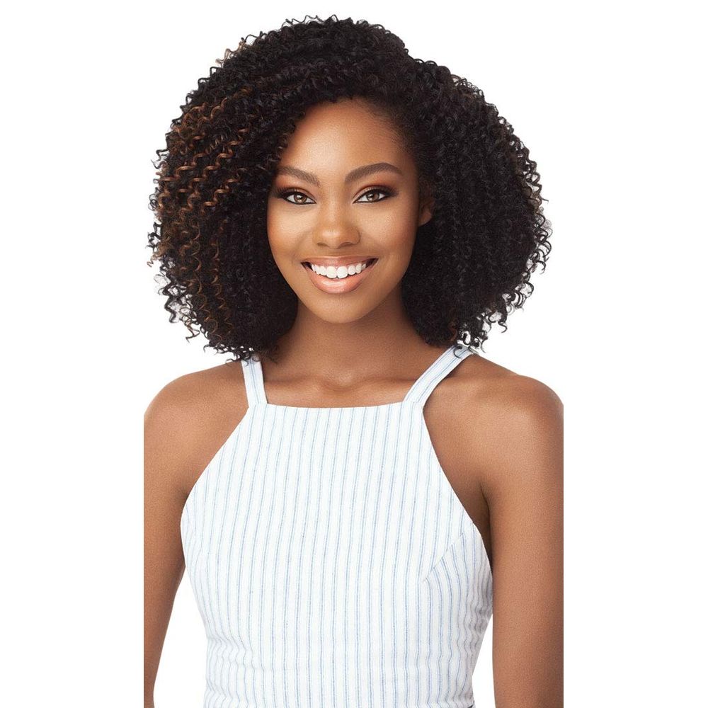 Outre Big Beautiful Hair Half Wig – 4A Sizzle Spiral | Heat - Resistant, Natural Texture, Flatter Cap & Secure Fit - Beauty Exchange Beauty Supply