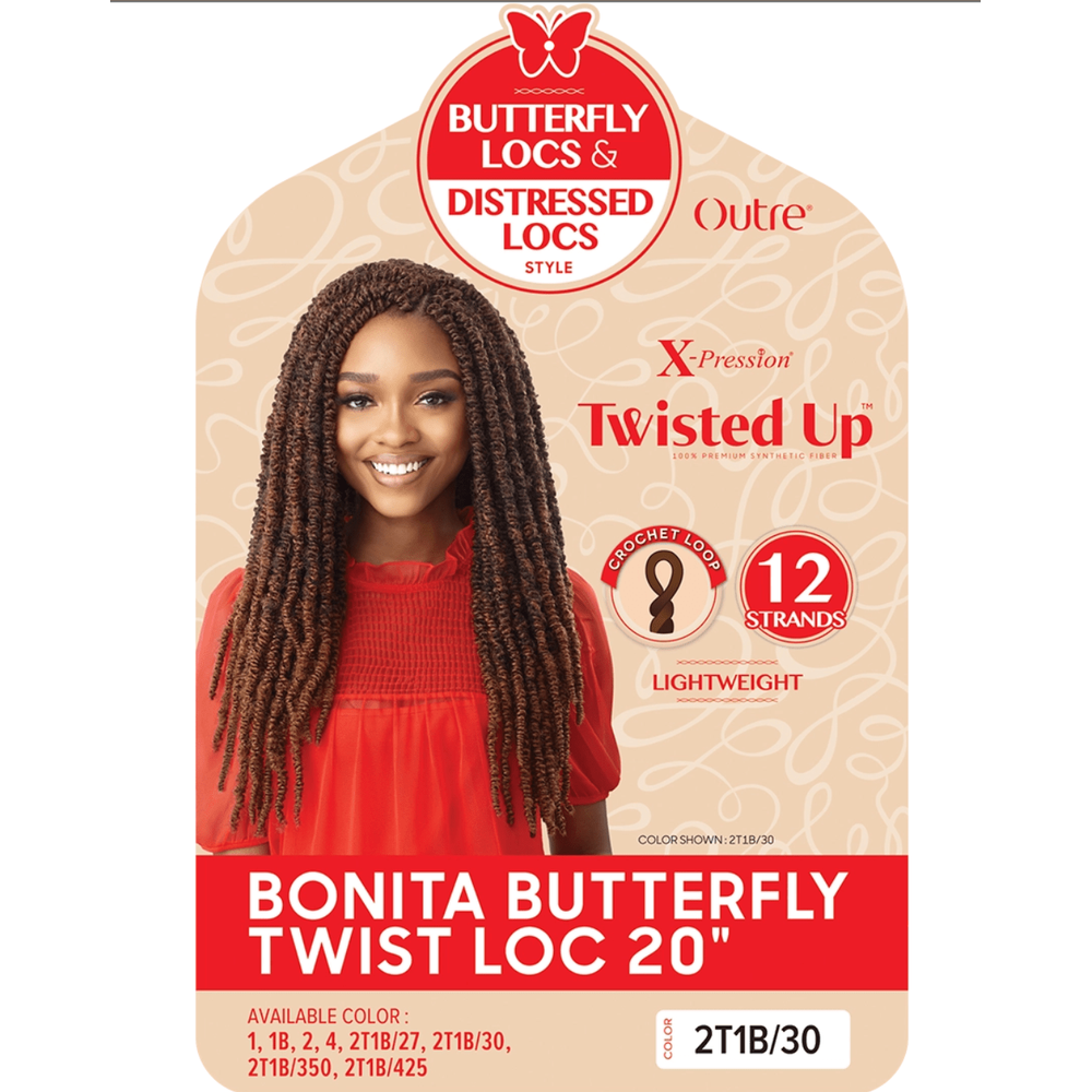 Outre Bonita Butterfly Twist Locs – 20" - Beauty Exchange Beauty Supply