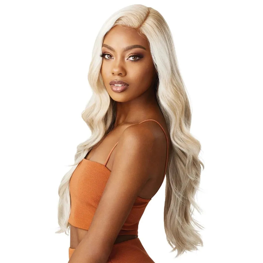 Outre Color Bomb Lace Front Wig – KIMANI | Long Body Wave with Salon - Blended Blonde Tones & Soft Swiss Lace - Beauty Exchange Beauty Supply