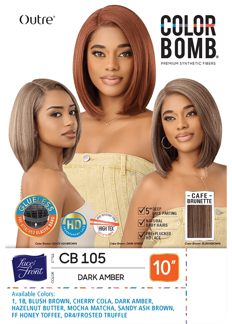 Outre Color Bomb Synthetic Lacefront Wig - CB 105 - Beauty Exchange Beauty Supply