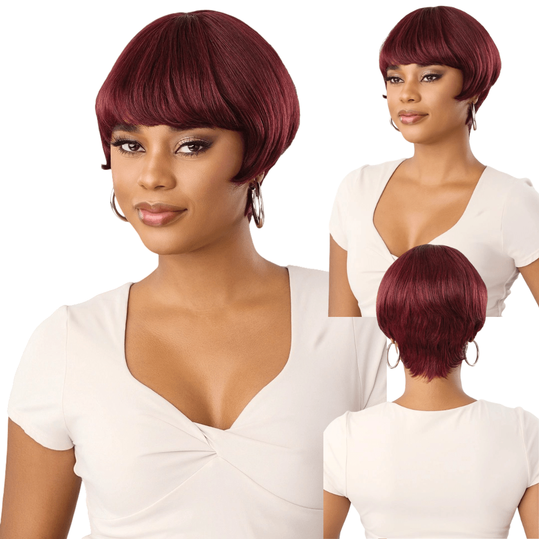 ★激安★高級人毛100％★Wigs2you☆ショートカール*HT-007 Outre Premium Duby 100% Human Hair Wig - HH-Corinna