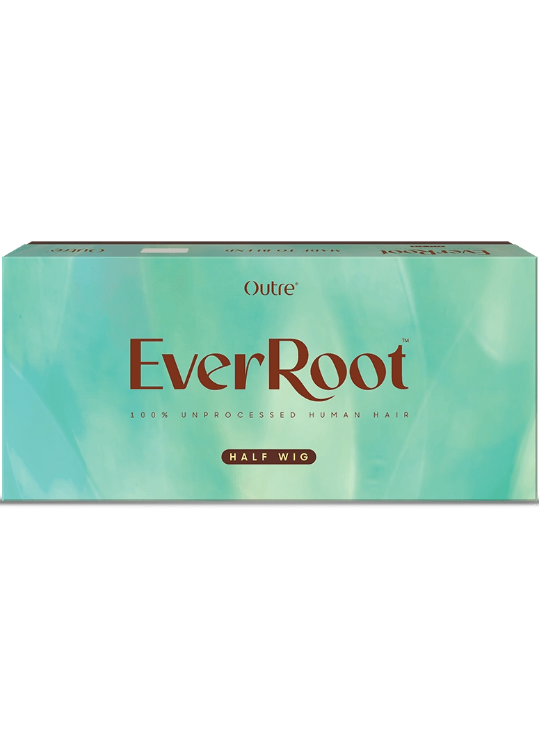 Outre EverRoot 100% Unprocessed Human Hair Half Wig - HH - Deep Wave 16” - Beauty Exchange Beauty Supply
