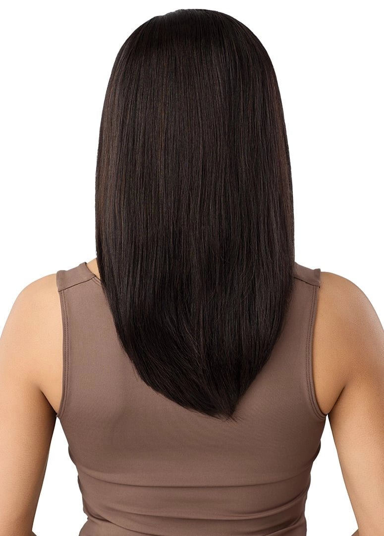 Outre EverRoot 100% Unprocessed Human Hair Half Wig - HH - Yaki Straight 18โ - Beauty Exchange Beauty Supply