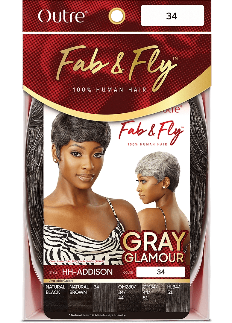 Outre Fab & Fly 100% Unprocessed Human Hair Full Wig - HH Addison - Beauty Exchange Beauty Supply
