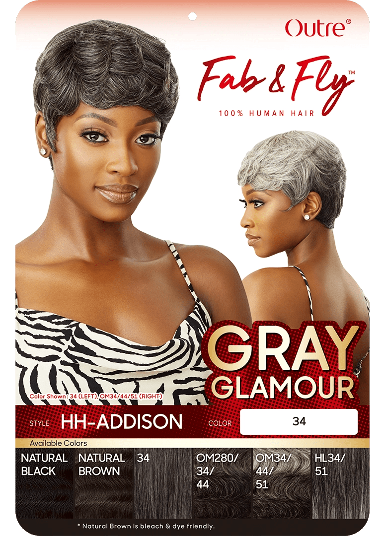 Outre Fab & Fly 100% Unprocessed Human Hair Full Wig - HH Addison - Beauty Exchange Beauty Supply