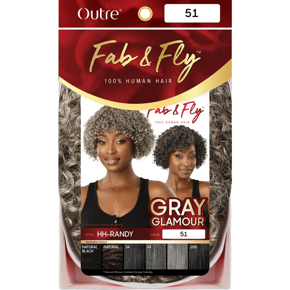 Outre Fab & Fly 100% Unprocessed Human Hair Full Wig - HH Randy - Beauty Exchange Beauty Supply