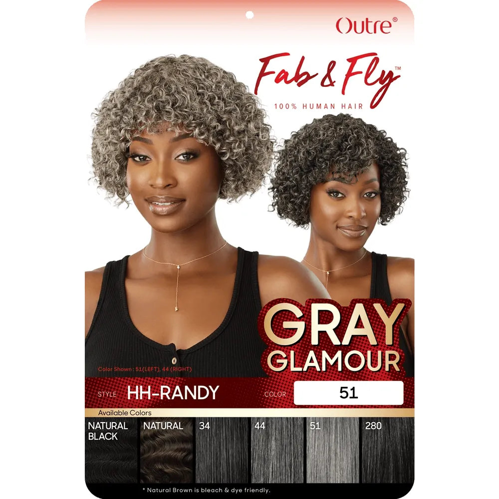 Outre Fab & Fly 100% Unprocessed Human Hair Full Wig - HH Randy - Beauty Exchange Beauty Supply