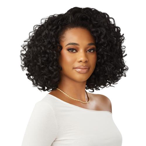 Outre Half Wig Quick Weave – Robbie | Silky Layers with Natural Flow | Available in Classic & Trendy Shades | One Size Fits Most - Beauty Exchange Beauty Supply