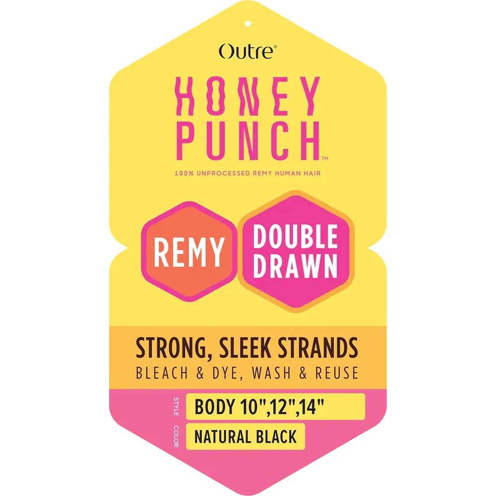 Outre Honey Punch Body | 100% Unprocessed Remy Human Hair | BODY WAVE | Natural Color | - Beauty Exchange Beauty Supply