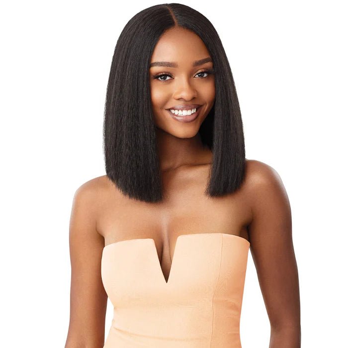Outre Lace Front Synthetic HD Lace Wig – Annie Bob 12" | Sleek, Sharp, Stylish | HD Melt Bob Cut - Beauty Exchange Beauty Supply