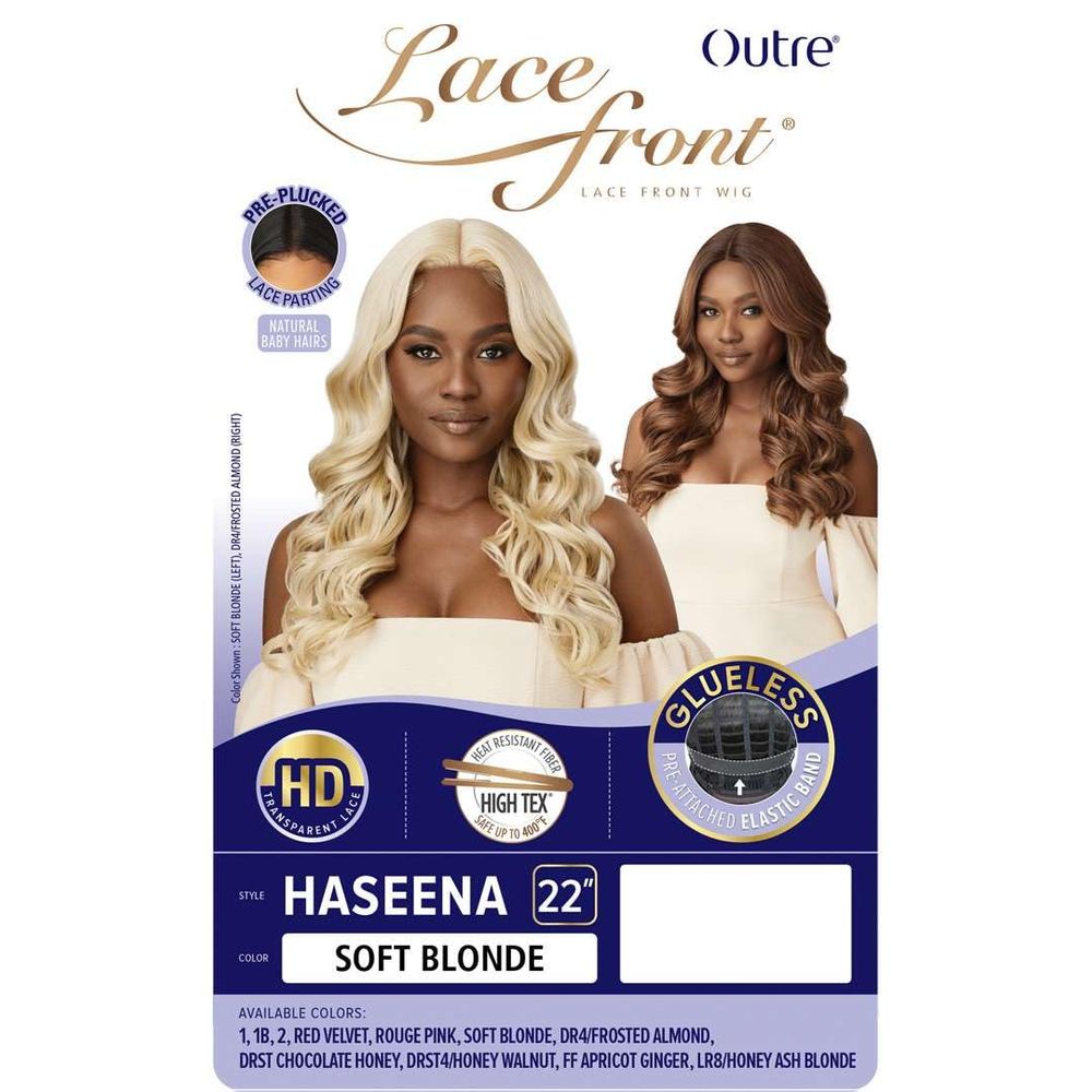 Outre Lace Front Synthetic HD Lace Wig – Haseena | Body Waves, Natural Part, HD Melt | 24” - Beauty Exchange Beauty Supply