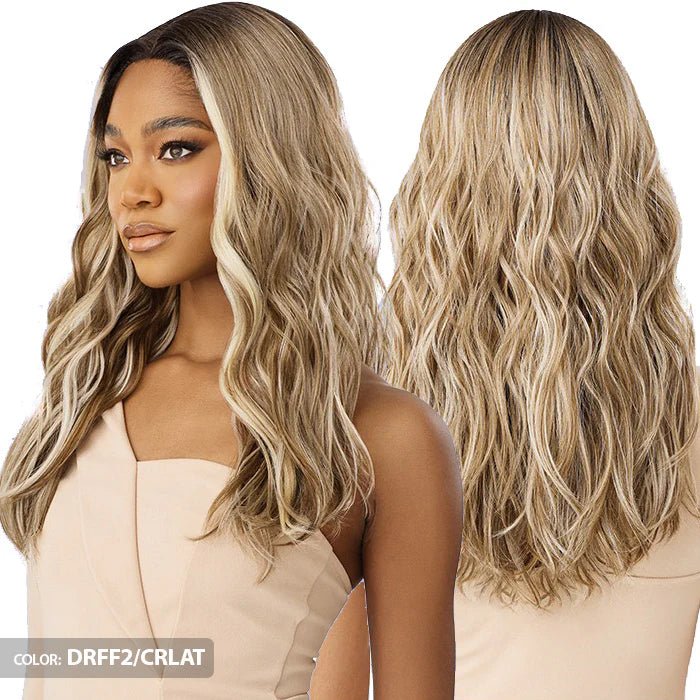 Outre Lace Front Synthetic HD Lace Wig – Melanie | Sleek Layers, Soft Texture, HD Part | 22” - Beauty Exchange Beauty Supply