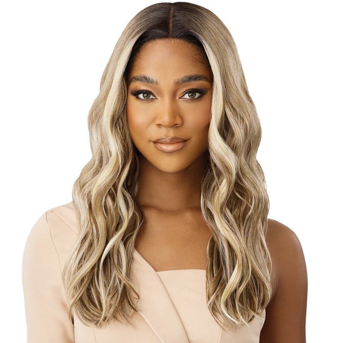 Outre Lace Front Synthetic HD Lace Wig – Melanie | Sleek Layers, Soft Texture, HD Part | 22” - Beauty Exchange Beauty Supply
