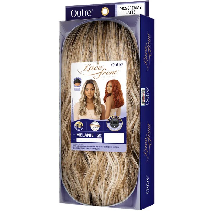 Outre Lace Front Synthetic HD Lace Wig – Melanie | Sleek Layers, Soft Texture, HD Part | 22” - Beauty Exchange Beauty Supply