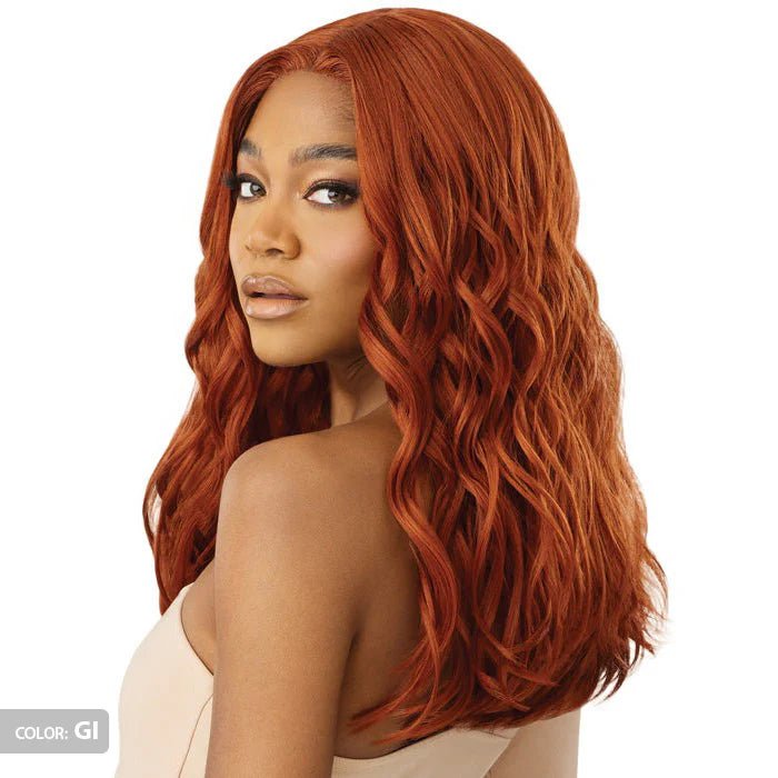 Outre Lace Front Synthetic HD Lace Wig – Melanie | Sleek Layers, Soft Texture, HD Part | 22” - Beauty Exchange Beauty Supply