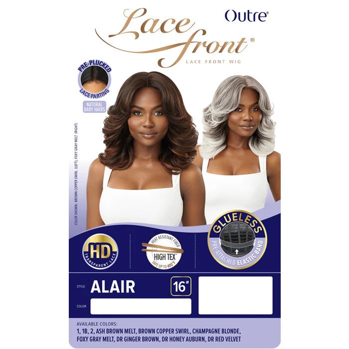 Outre Lace Front Synthetic Wig – Alair | Natural Layers, Stylish Everyday Wear | 18” - Beauty Exchange Beauty Supply