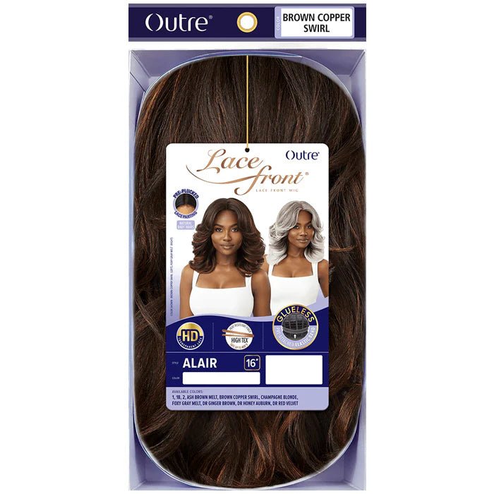 Outre Lace Front Synthetic Wig – Alair | Natural Layers, Stylish Everyday Wear | 18” - Beauty Exchange Beauty Supply