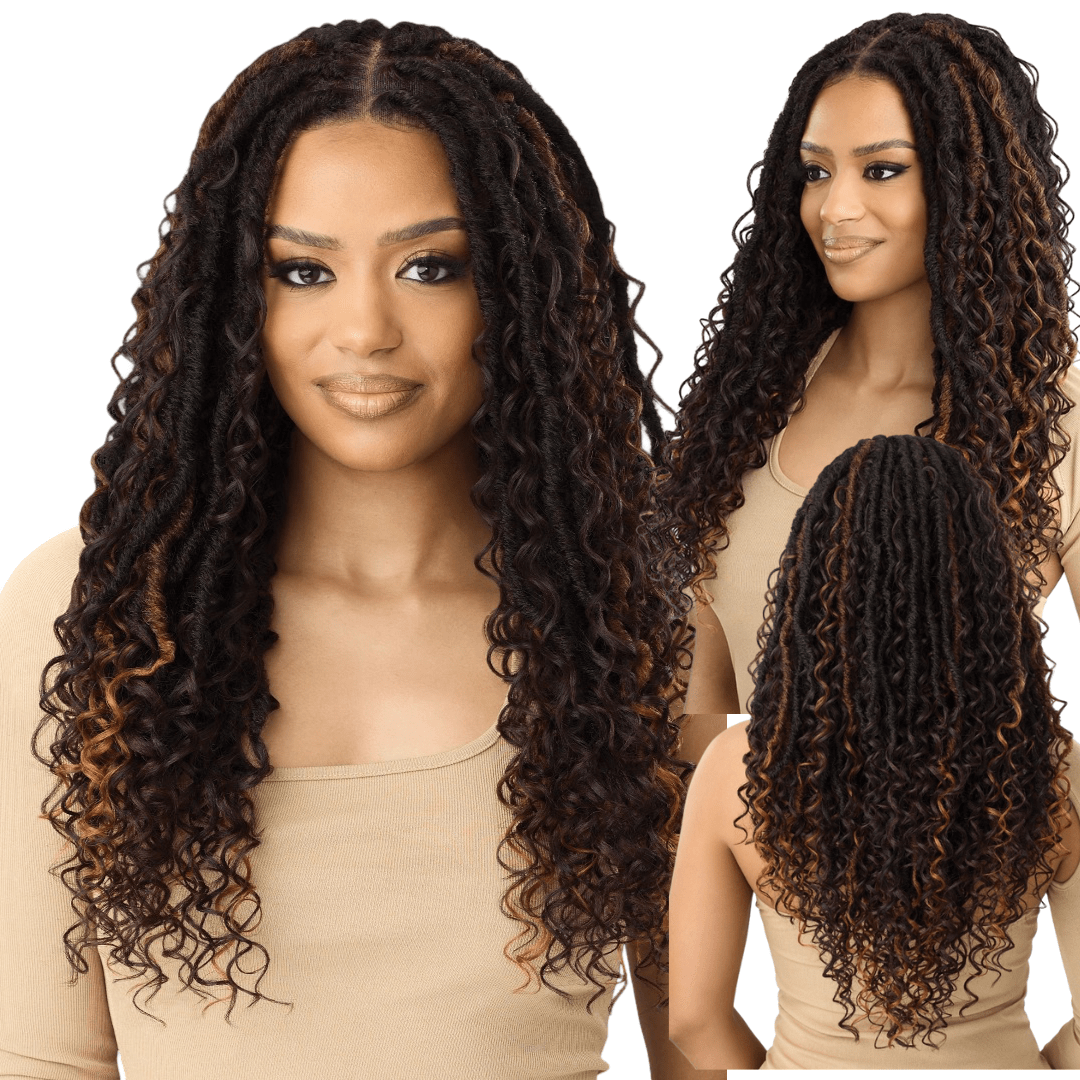 Outre Lace Frontal Wig 13x4 Boho Deep Locs - 26" - Beauty Exchange Beauty Supply