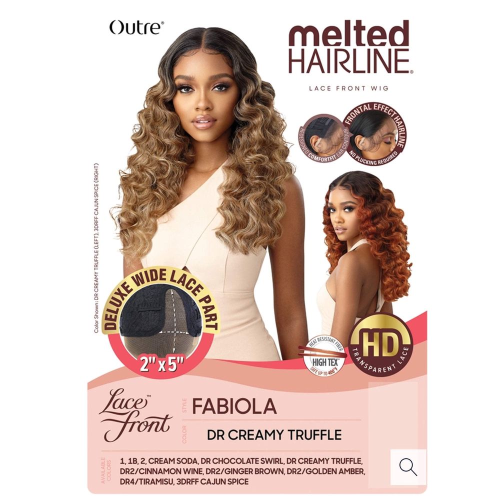 Outre Melted Hairline Lace Front Wig – Fabiola | Natural Layers & Seamless HD Lace | 20” - Beauty Exchange Beauty Supply
