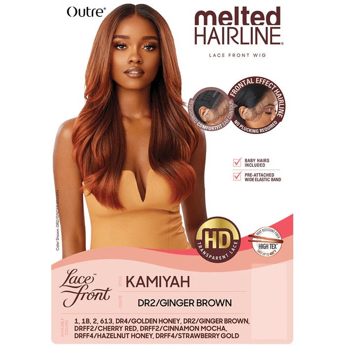 Outre Melted Hairline Lace Front Wig – Kamiyah | Luxe Layers, Flawless HD Lace | 20” - Beauty Exchange Beauty Supply