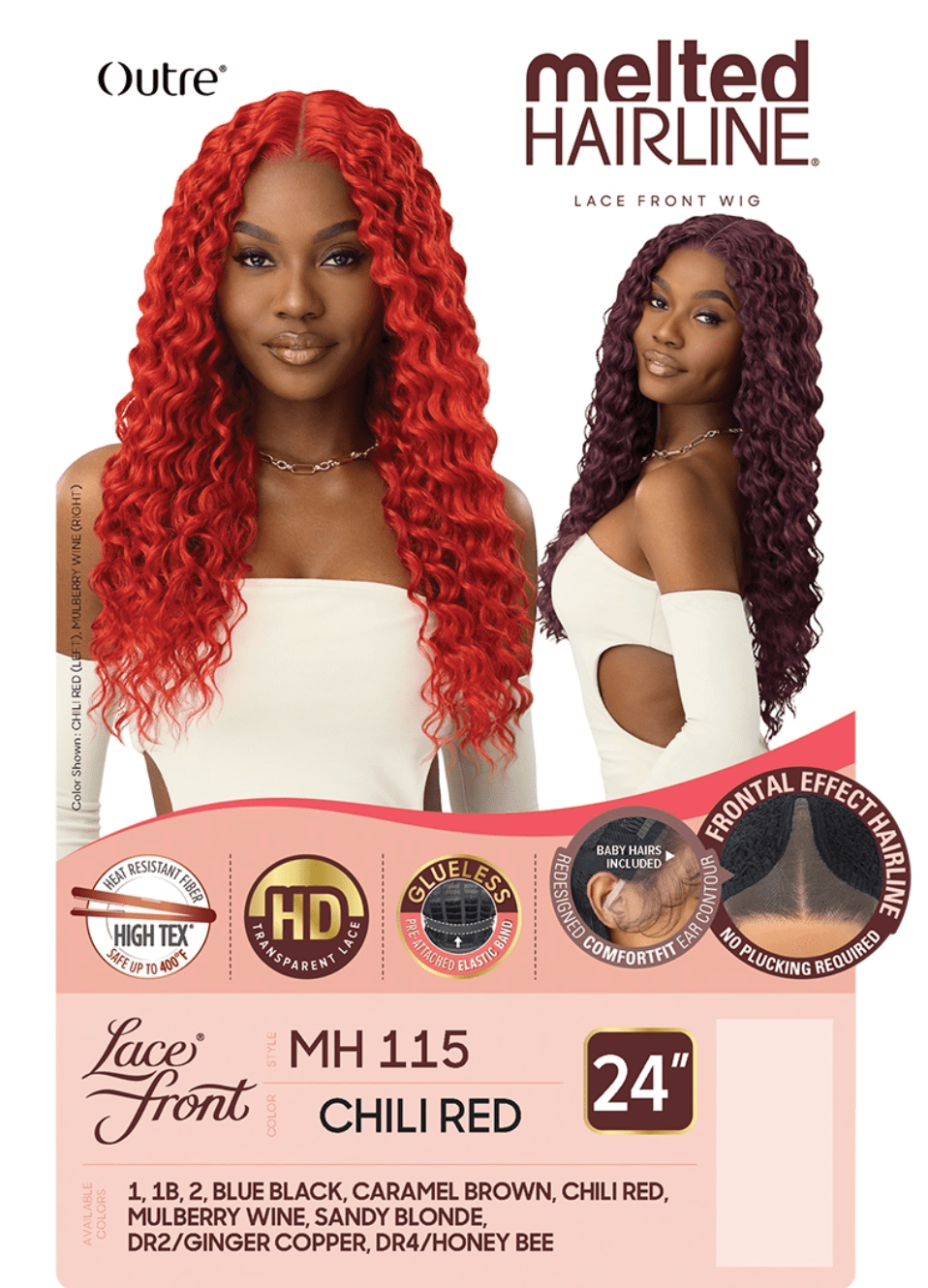 Outre Melted Hairline Lace Front Wig – MH 115 - Beauty Exchange Beauty Supply