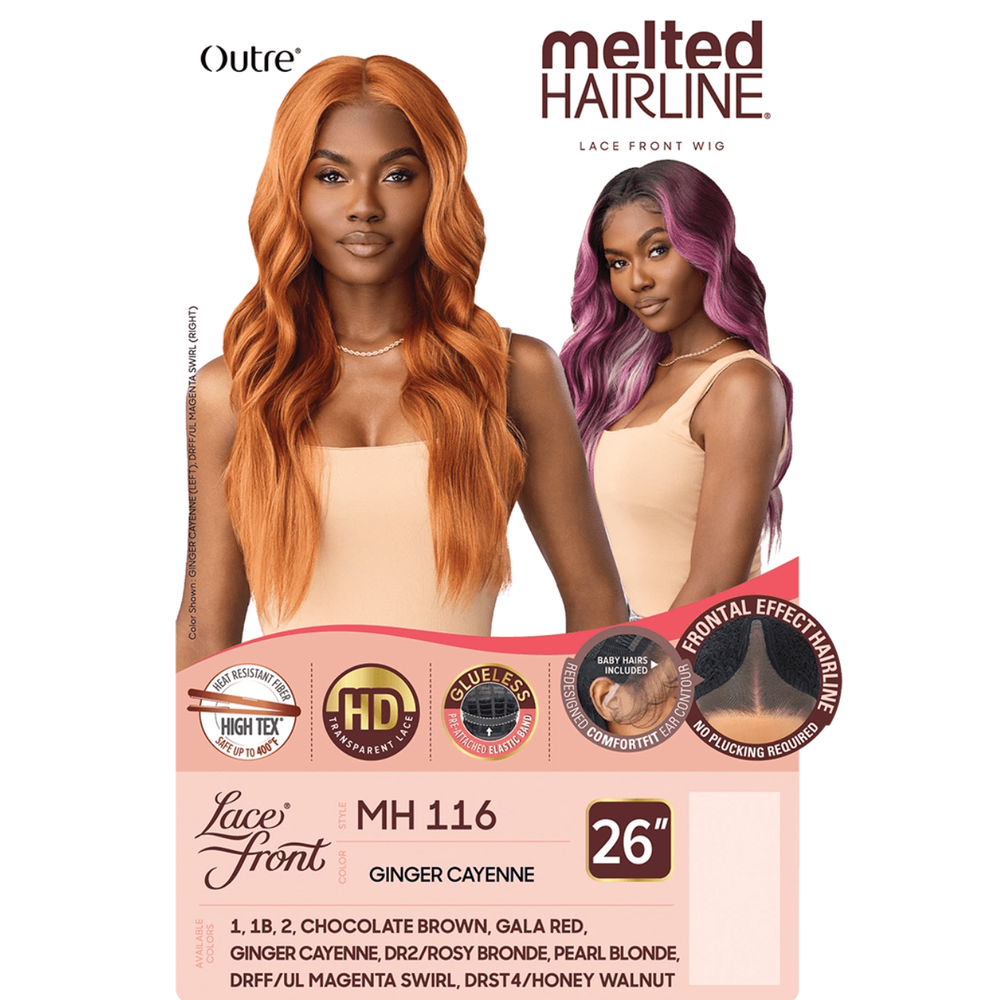 Outre Melted Hairline Lace Front Wig – MH 116 - Beauty Exchange Beauty Supply