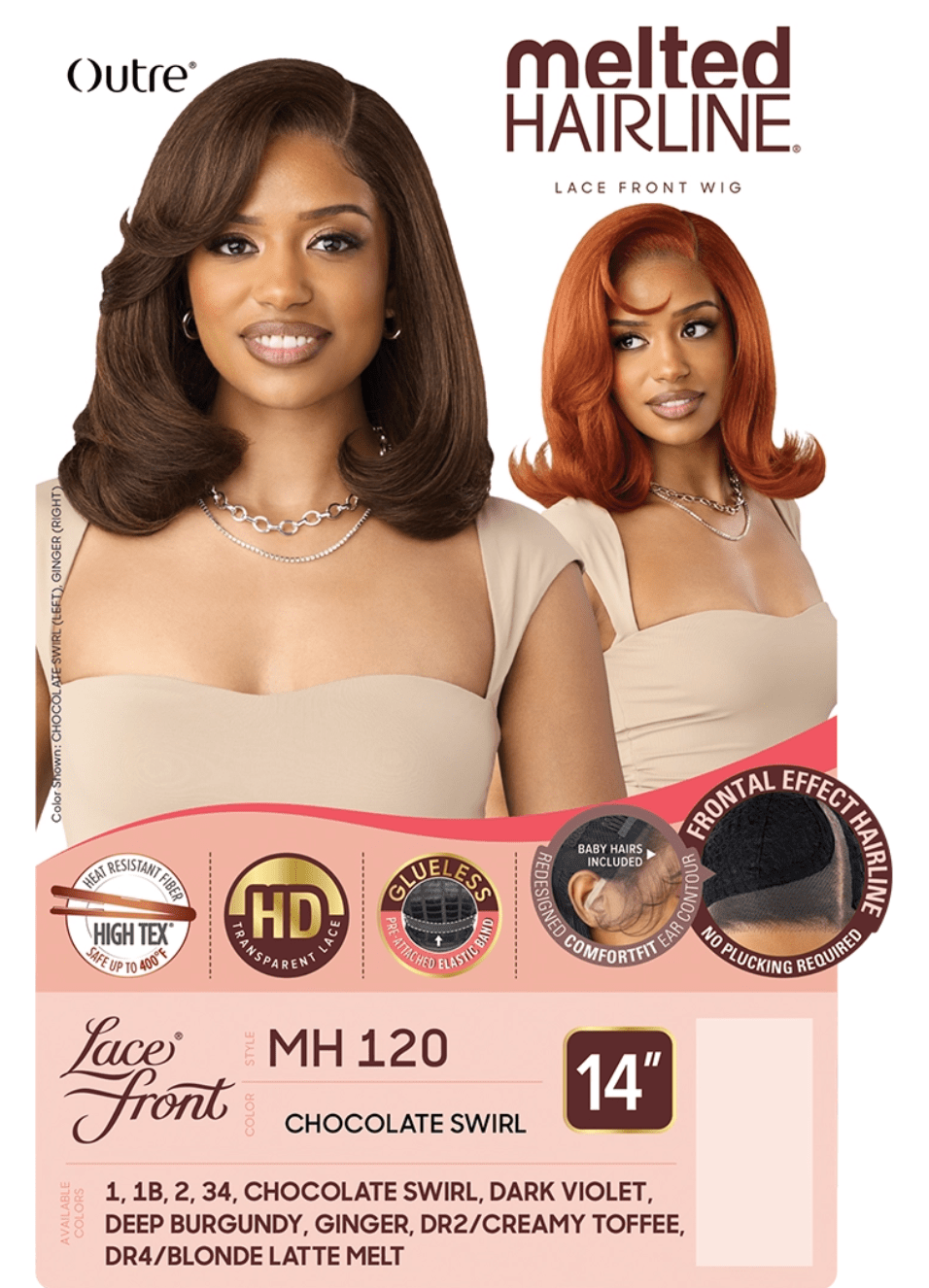 Outre Melted Hairline Lace Front Wig – MH 120 - Beauty Exchange Beauty Supply
