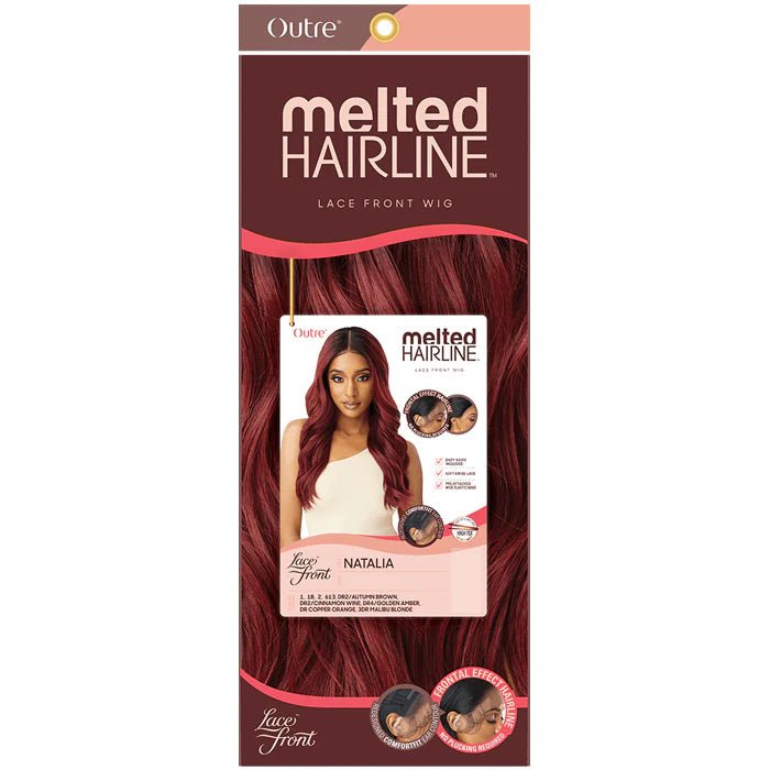Outre Melted Hairline Lace Front Wig – Natalia | Soft Waves, Seamless Melt | 20” - Beauty Exchange Beauty Supply