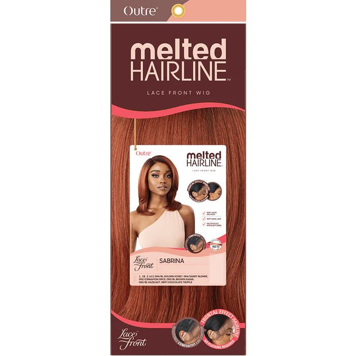 Outre Melted Hairline Lace Front Wig – Sabrina | Soft Layers, Seamless HD Lace | 20” - Beauty Exchange Beauty Supply