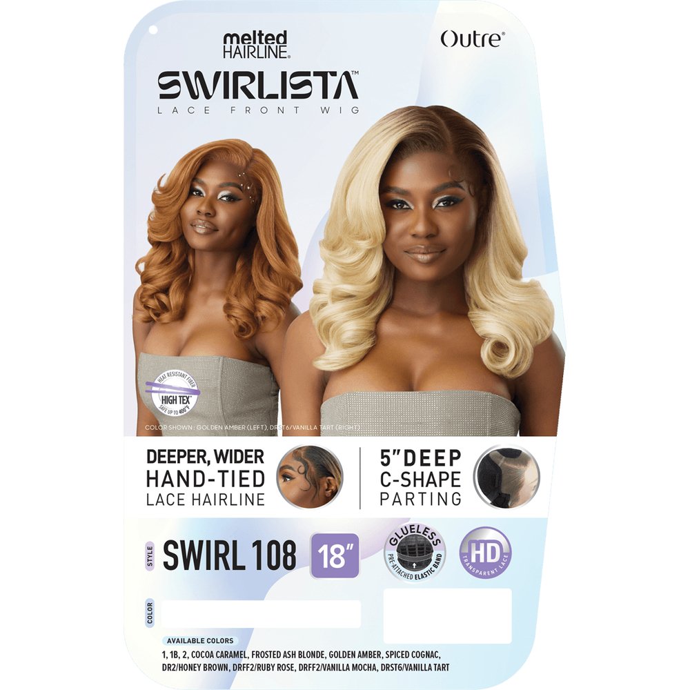 Outre Melted Hairline Swirlista HD Synthetic Lace Front Wig -SWIRL 108 - Beauty Exchange Beauty Supply