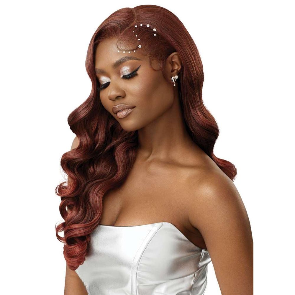 Outre Melted Hairline Swirlista Lace Front Wig – 106 | Glam Spiral Layers + Flawless HD Lace Melt Bouncy Curls + Luxe Color Blends - Beauty Exchange Beauty Supply