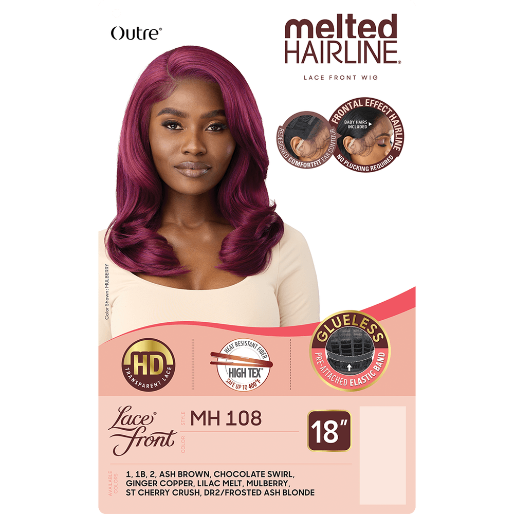 Outre Melted Hairline Synthetic HD Lace Front Wig - MH 108 - Beauty Exchange Beauty Supply