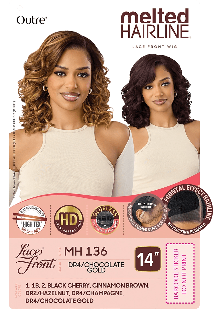 Outre Melted Hairline Synthetic HD Lace Front Wig - MH 136 - Beauty Exchange Beauty Supply