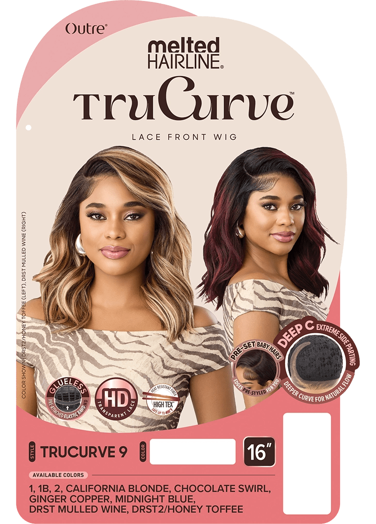 Outre Melted Hairline TruCurve HD Lace Frontal Wig – TruCurve 9 - Beauty Exchange Beauty Supply