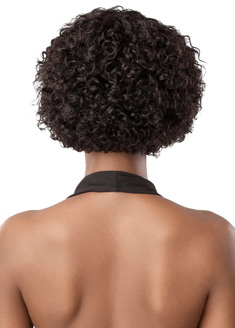 Outre MyTresses Black Label 13x5 Lace Frontal Wig 100% Unprocessed Human Hair - HH-Natural Curly Bob - Beauty Exchange Beauty Supply