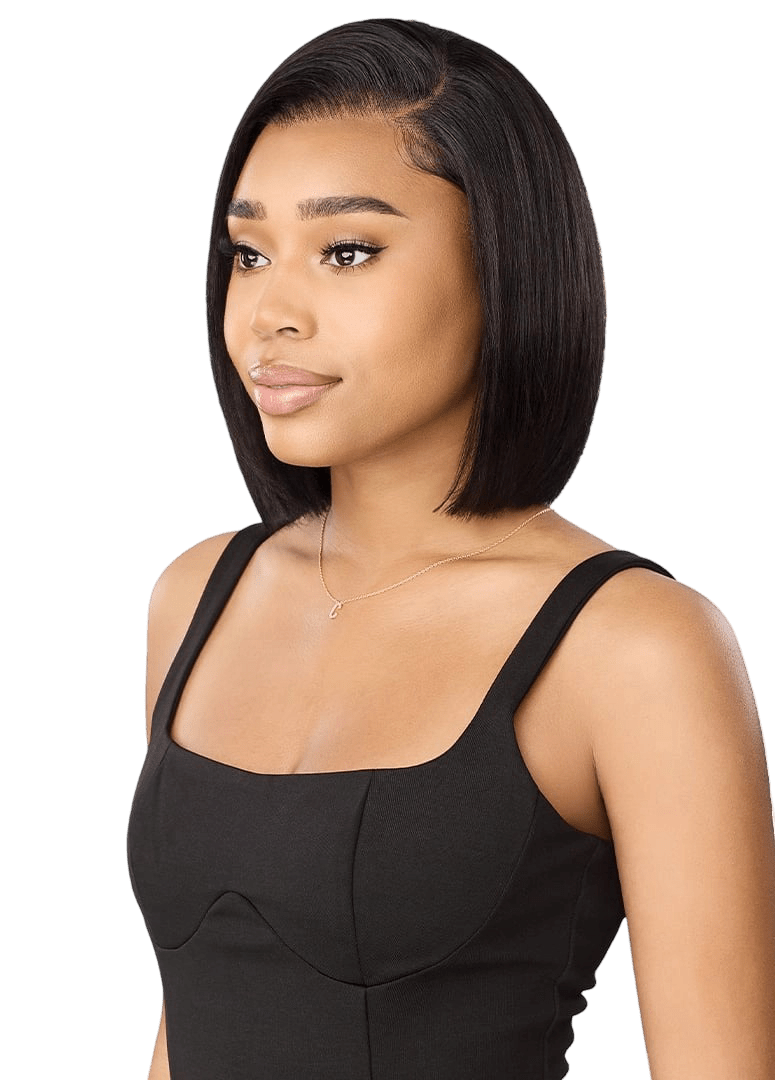 Outre MyTresses Black Label 13x5 Lace Frontal Wig 100% Unprocessed Human Hair - HH-Straight Bob - Beauty Exchange Beauty Supply