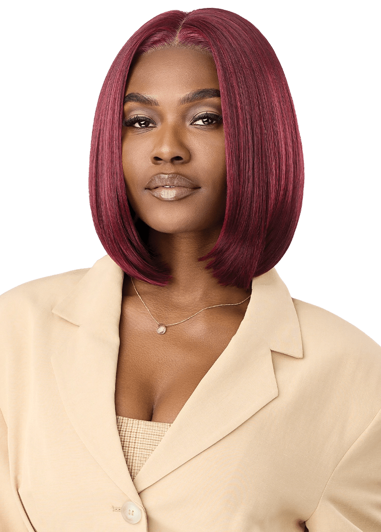 Outre NueBlend Perfect Hairline 13x6 Lace Frontal Wig – HHB Straight Bob 12” - Beauty Exchange Beauty Supply