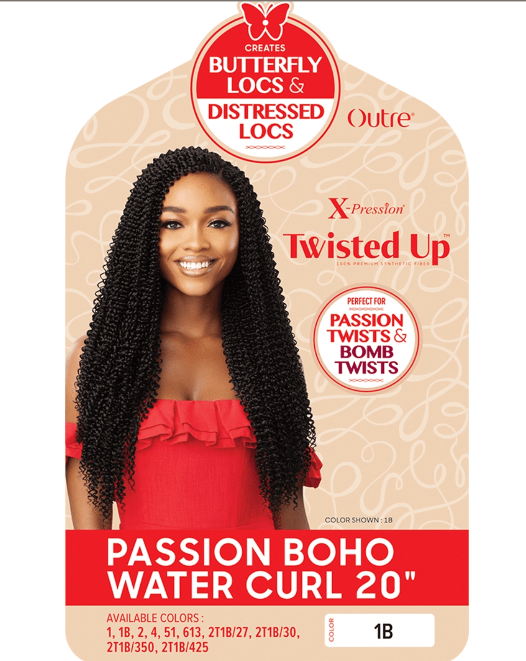 Outre Passion Boho Water Curl – 20" - Beauty Exchange Beauty Supply