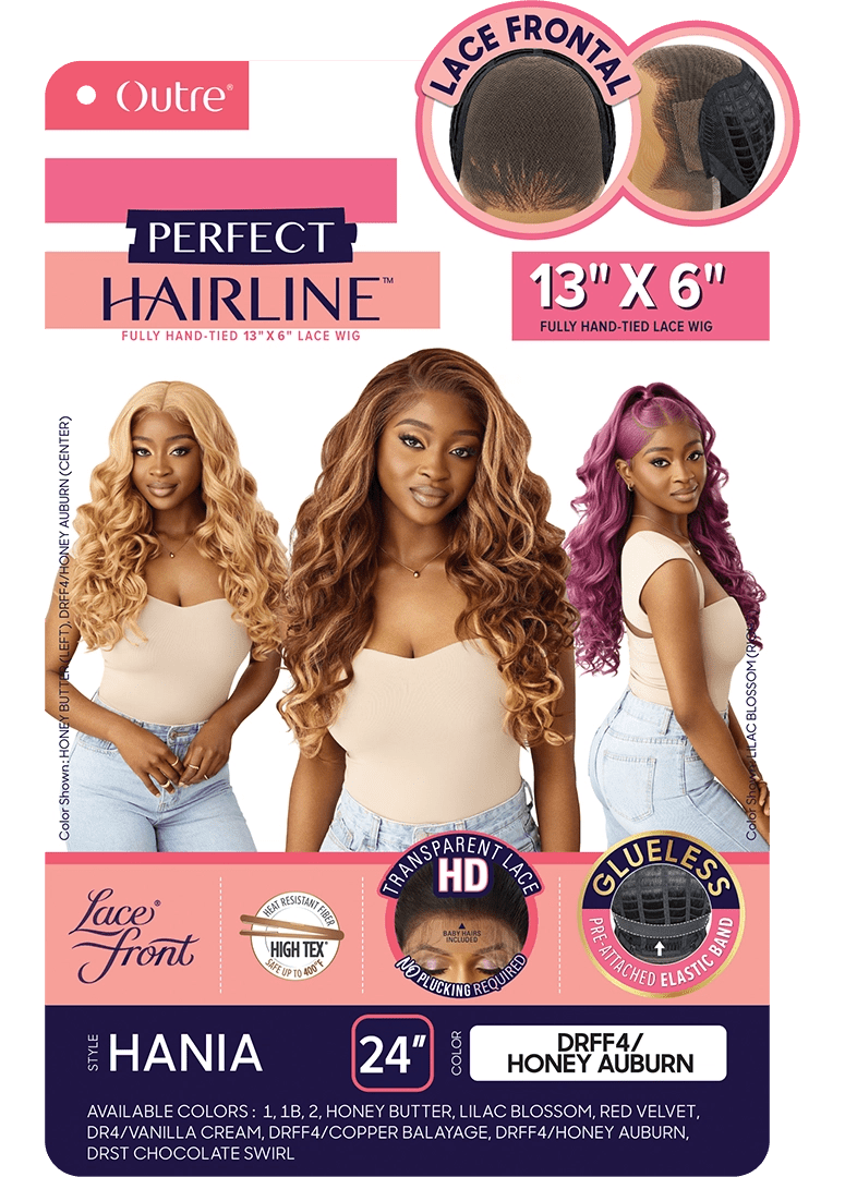 Outre Perfect Hairline Lace Front 13x4 Wig – Hania - Beauty Exchange Beauty Supply