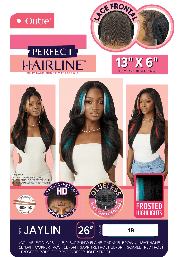 Outre Perfect Hairline Lace Front 13x4 Wig – Jaylin - Beauty Exchange Beauty Supply