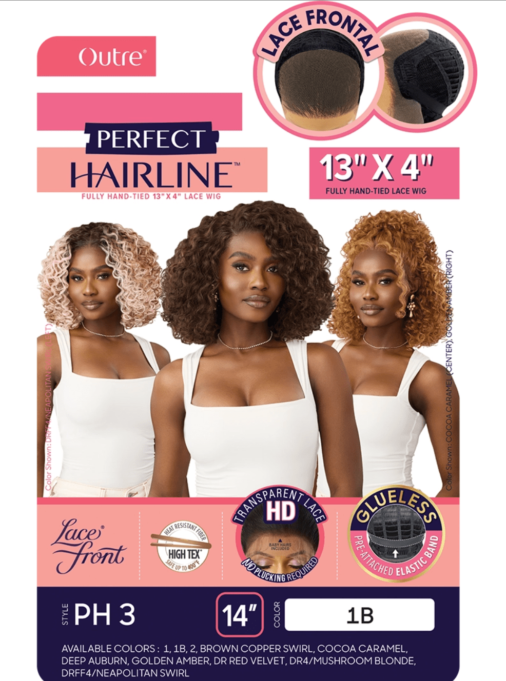 Outre Perfect Hairline Lace Front 13x4 Wig – PH 3 - Beauty Exchange Beauty Supply
