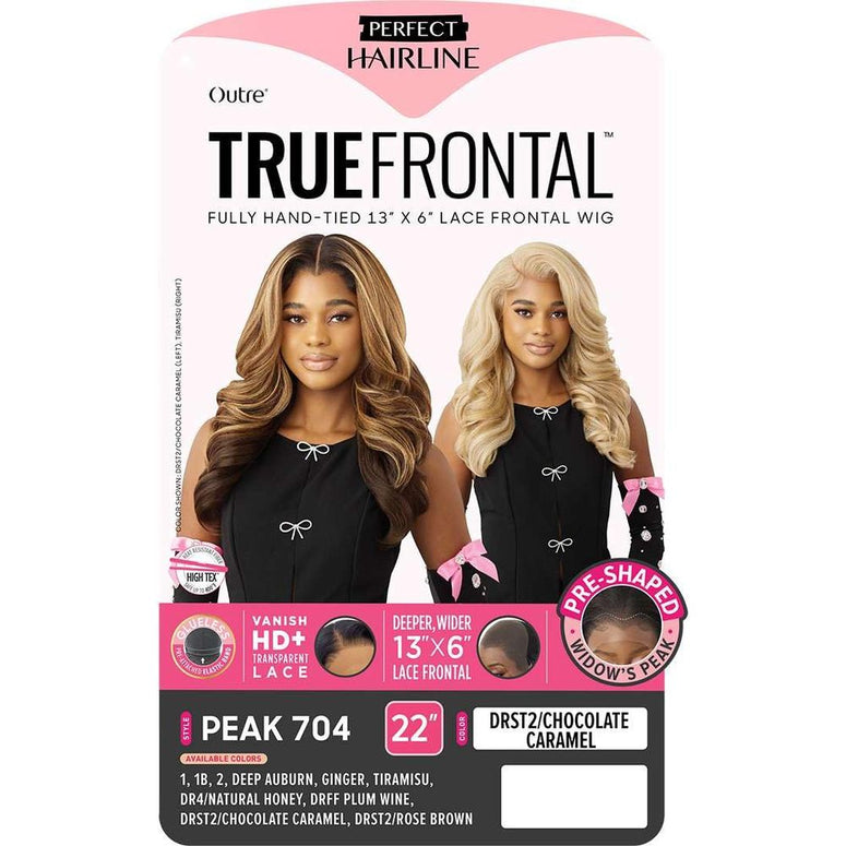 Outre Perfect Hairline Peak 704 – Sleek Layers & Natural HD Lace | 14” - Beauty Exchange Beauty Supply