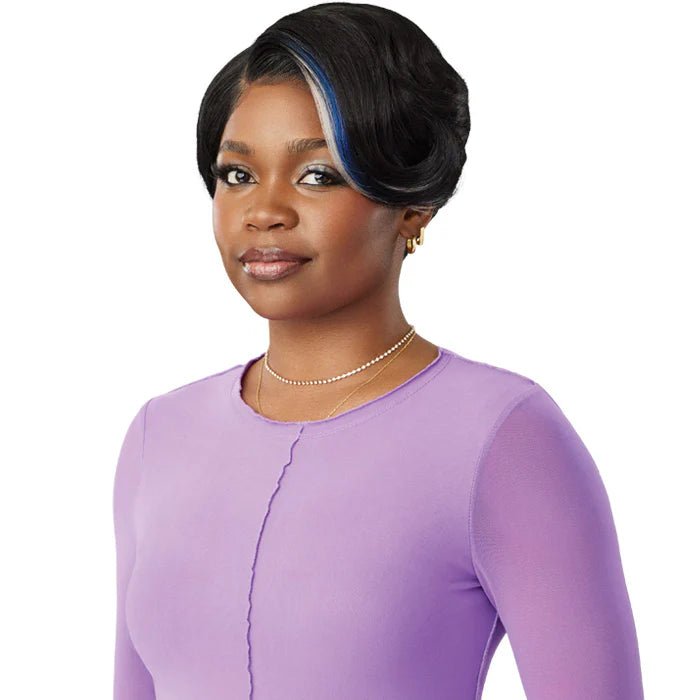Outre Perfect Hairline Swoop 12” – Natural Look Lace Wig | 12” Soft Swoop Bang - Beauty Exchange Beauty Supply
