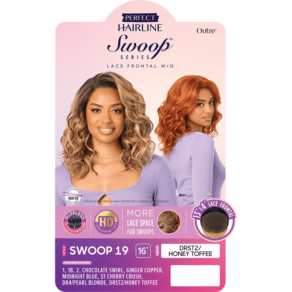 Outre Perfect Hairline Swoop Glueless 13x4 HD Lace Front Wig - Swoop 19 - Beauty Exchange Beauty Supply