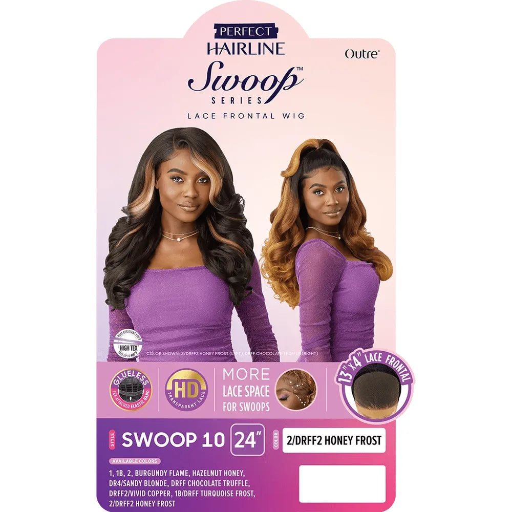 Outre Perfect Hairline Swoop Series 13x4 Synthetic HD Lace Front Wig - Swoop 10 - Beauty Exchange Beauty Supply