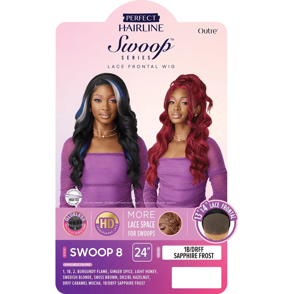 Outre Perfect Hairline Swoop Series 13x4 Synthetic HD Lace Front Wig - Swoop 8 - Beauty Exchange Beauty Supply